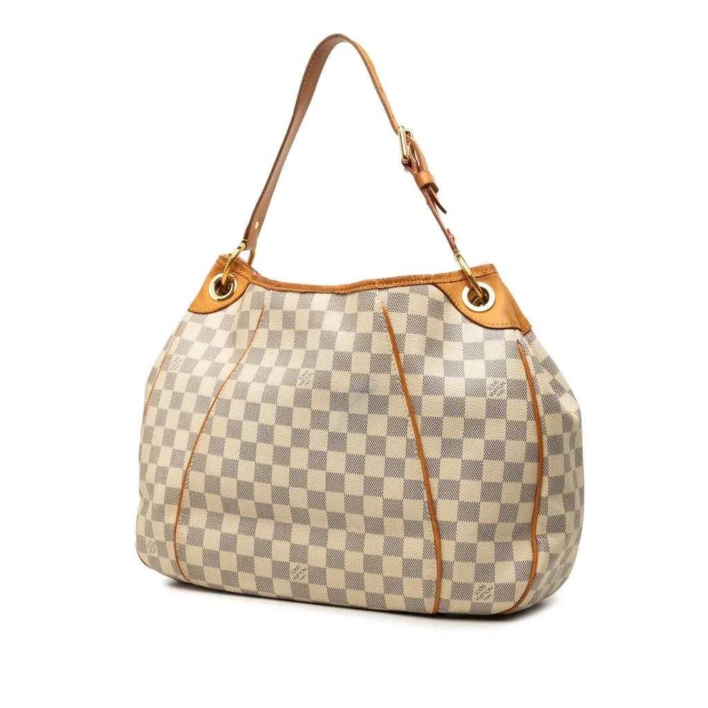 Louis Vuitton Damier Azur Galliera PM White Good - Back View