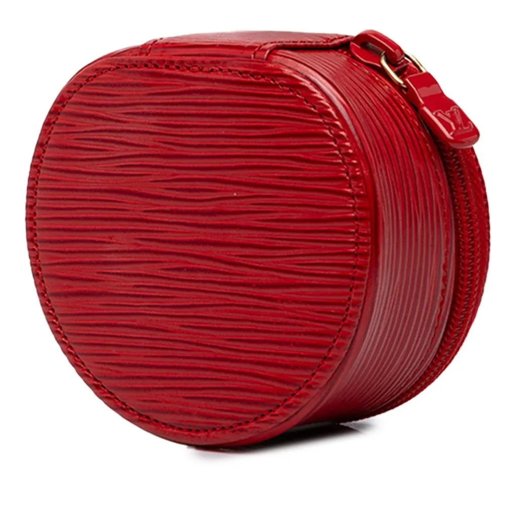 Louis Vuitton Epi Ecrin Bijoux Red Leather Very good - Back View