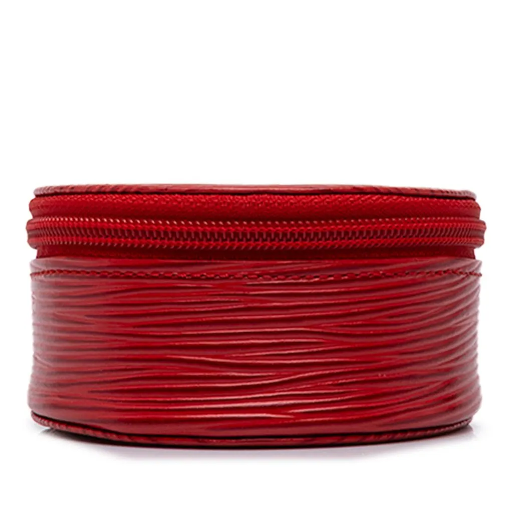 Louis Vuitton Epi Ecrin Bijoux Red Leather Very good - Inside View