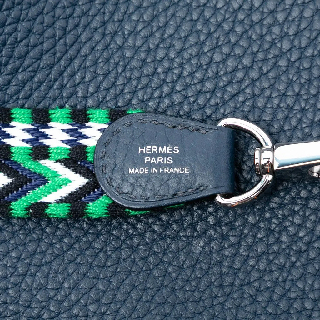 Hermès Clemence Evelyne 16 Amazone Blue Leather Very good - Box View