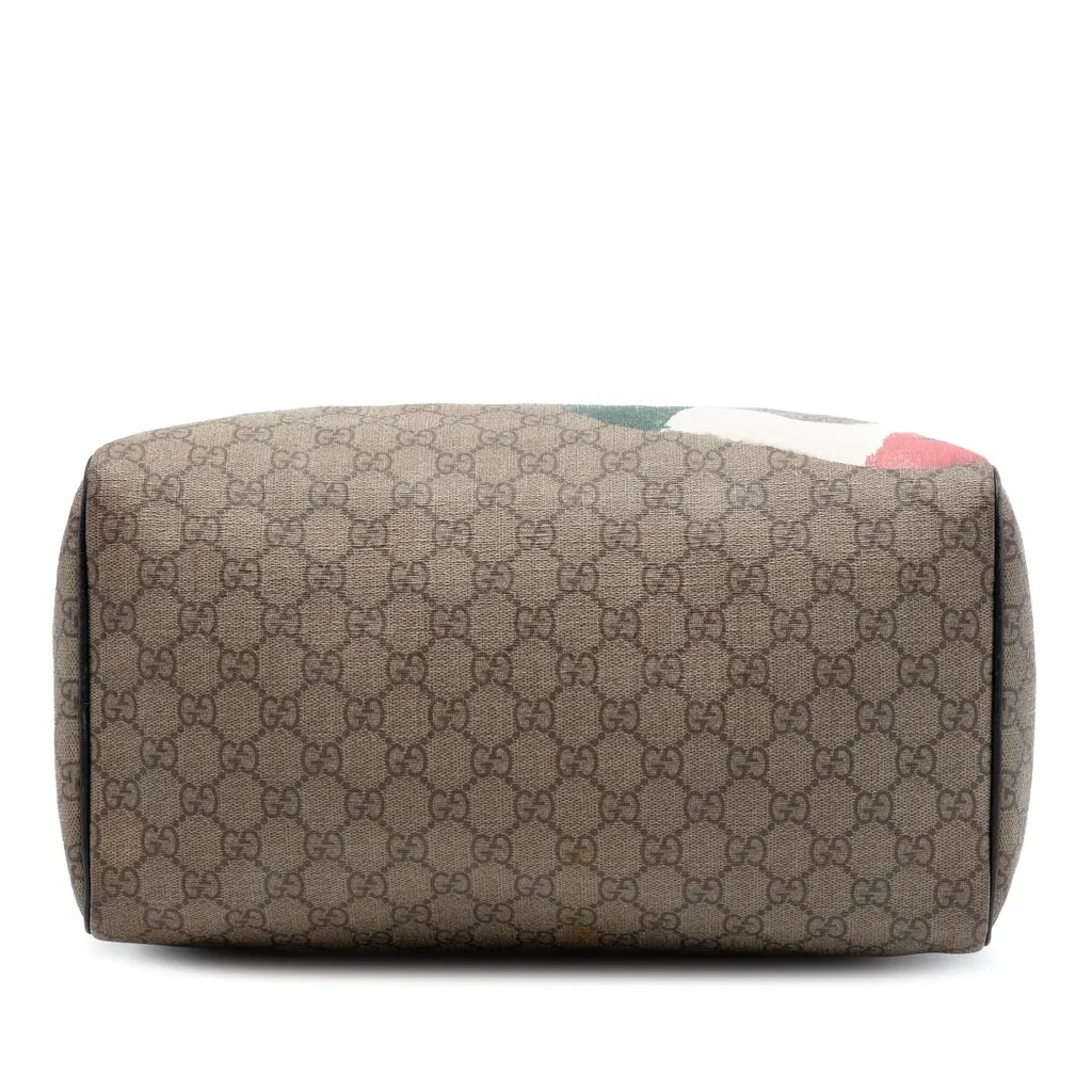 Gucci Medium GG Supreme Italian Flag Joy Boston Bag Beige Very good - Inside View