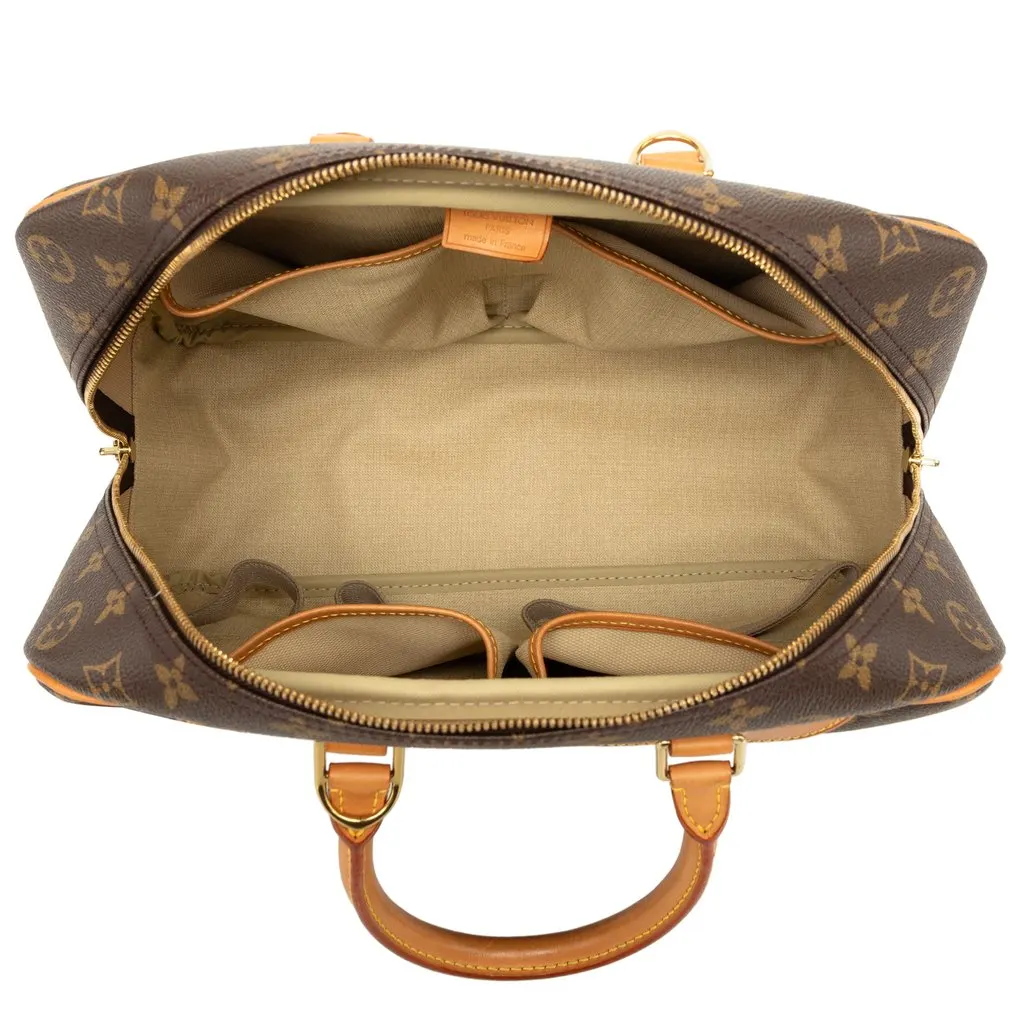 Louis Vuitton Monogram Deauville Brown Canvas Very good - Model View