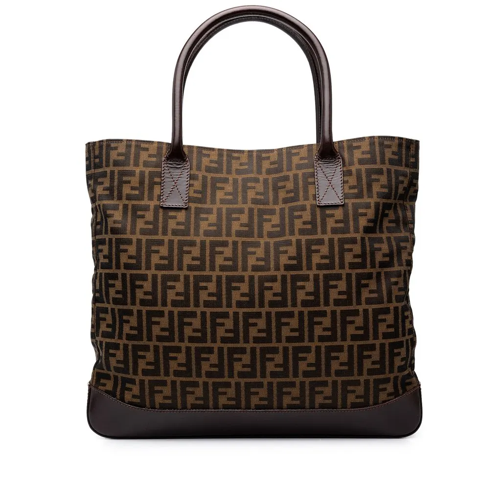 Fendi Large Zucca Canvas Tote