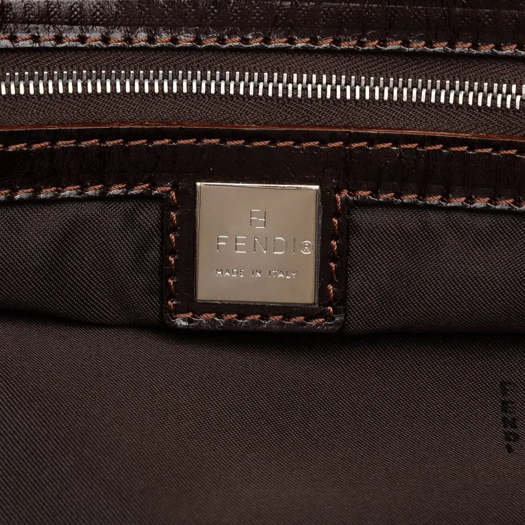 Fendi Large Zucca Canvas Tote Brown Canvas Good - Box View