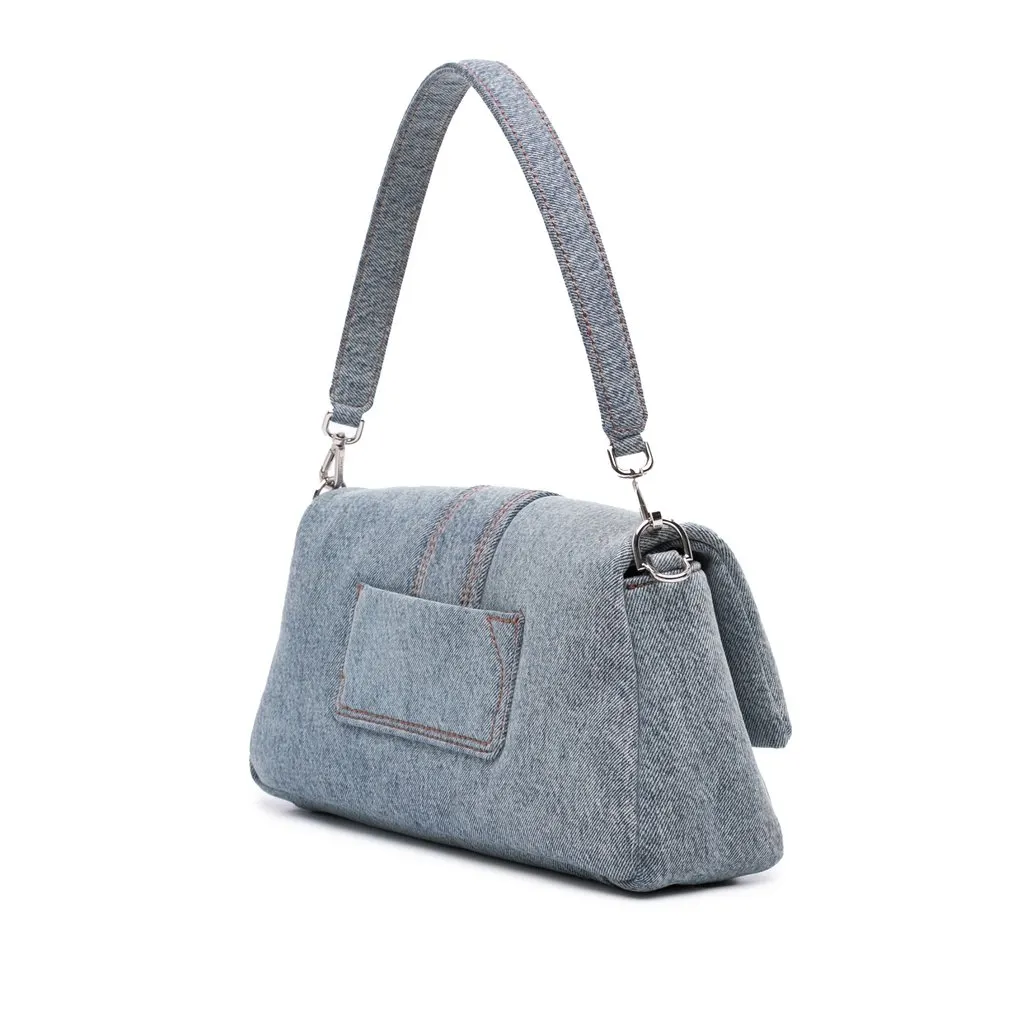 Jacquemus Denim Le Bambimou Satchel Blue Very good - Back View