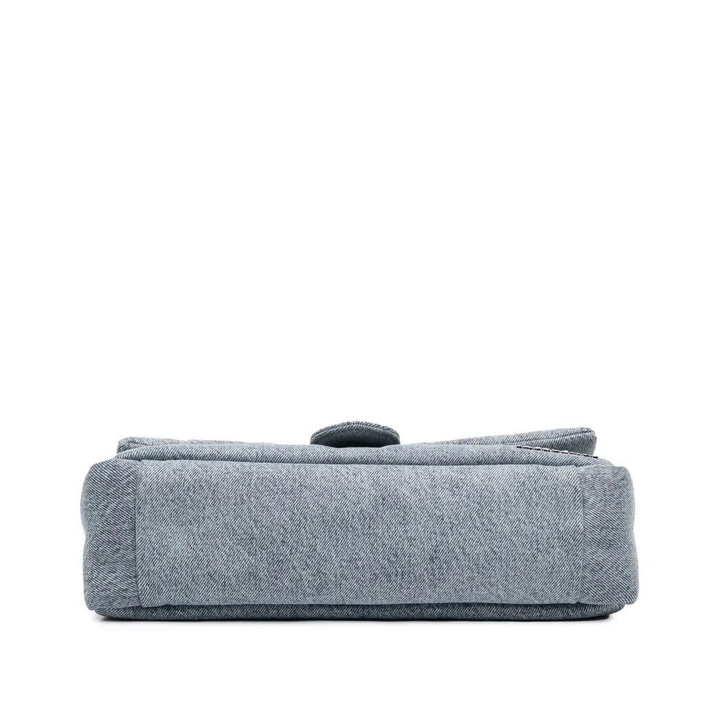 Jacquemus Denim Le Bambimou Satchel Blue Very good - Inside View