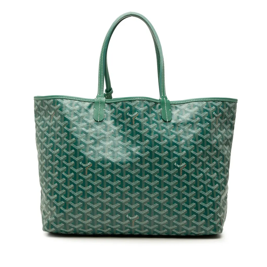 Goyard Goyardine Saint Louis PM Green Very good - Front View