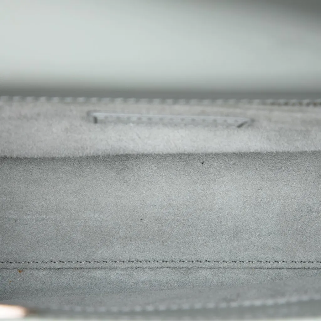 Dior Small Patent Cannage Lady Dior Grey Leather Very good - Model View