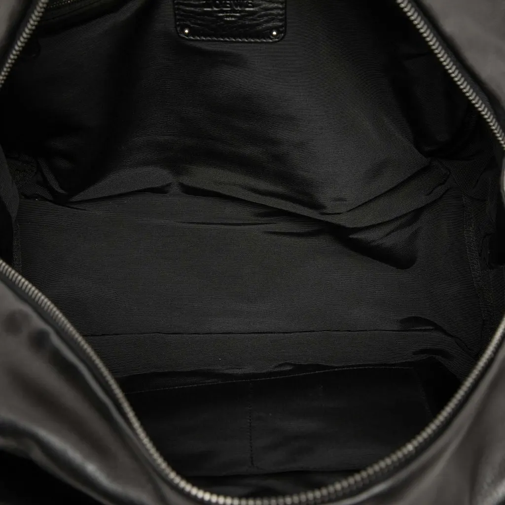 Loewe Leather Laura 33 Handbag Black Leather Very good - Model View