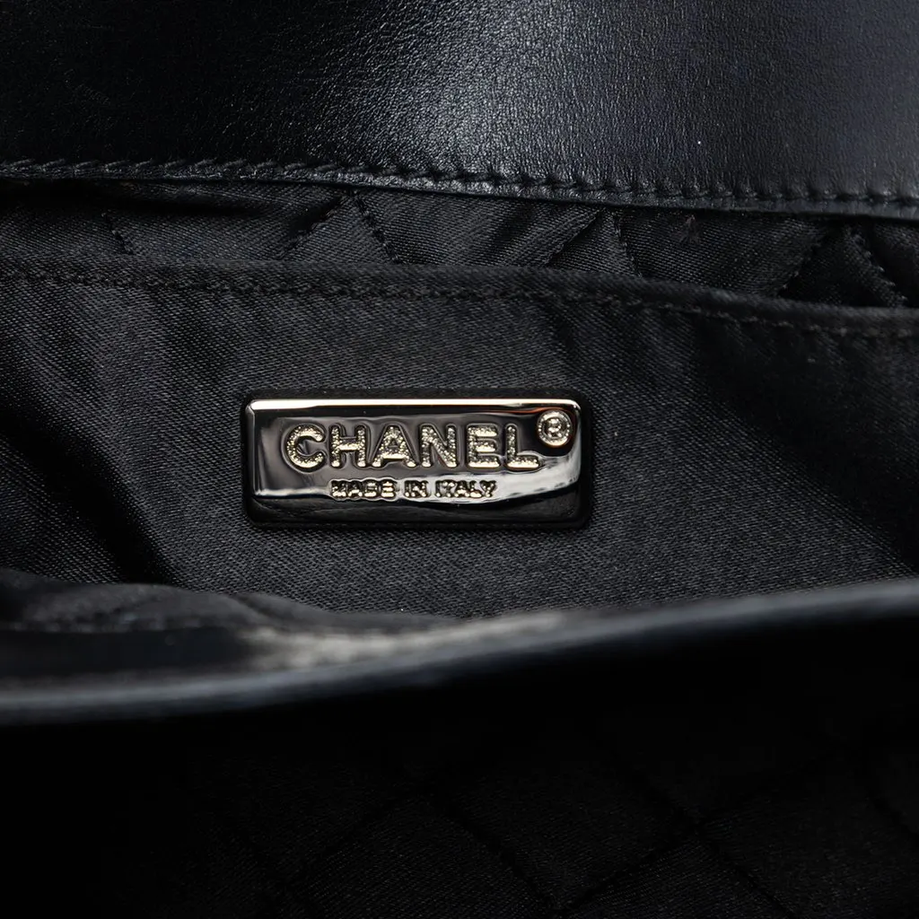 Chanel Small Lambskin Beaded Crystal Flap Black Leather Very good - Box View