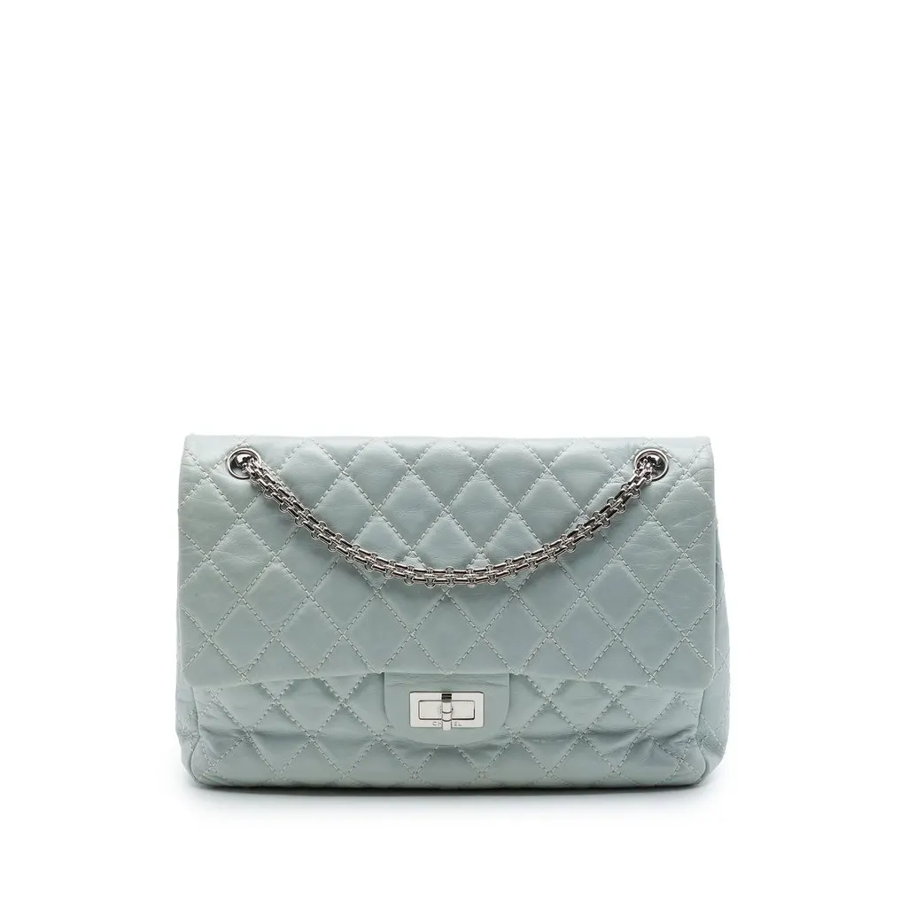 Chanel Quilted Aged Calfskin Reissue 2.55 Double Flap 227 MultiColor Leather Very good - Front View