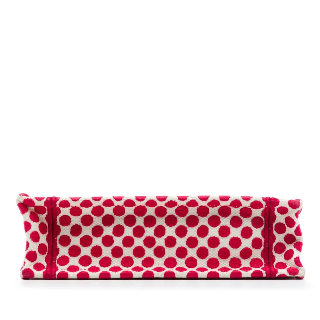 Dior DiorAmour Mini Embroidered Canvas Dots Book Tote Red Very good - Inside View