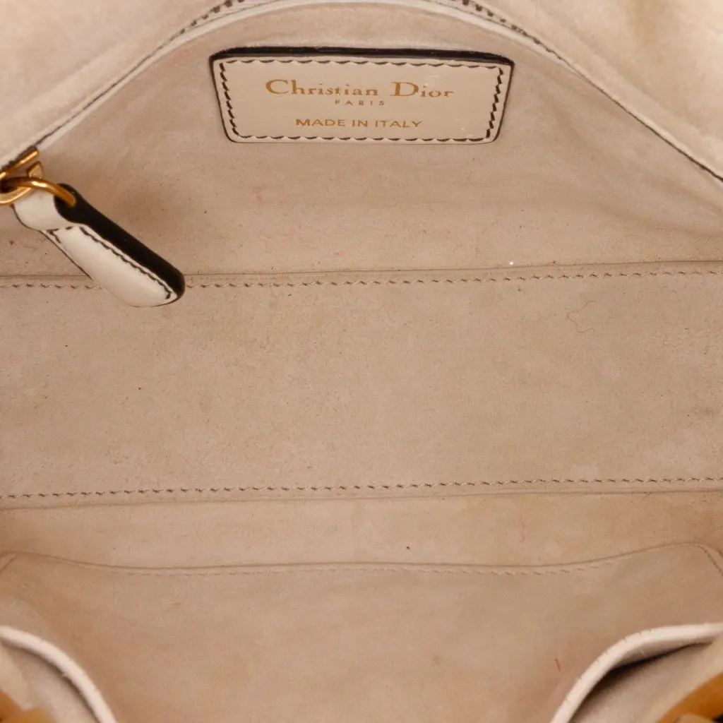 Dior DiorAmour Niki De Saint Phalle Mini Calfskin Love Lady Dior White Leather Very good - Model View
