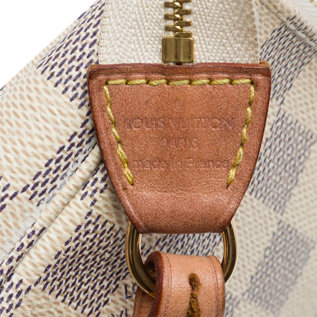 Louis Vuitton Damier Azur Pochette Accessoires White Very good - Box View