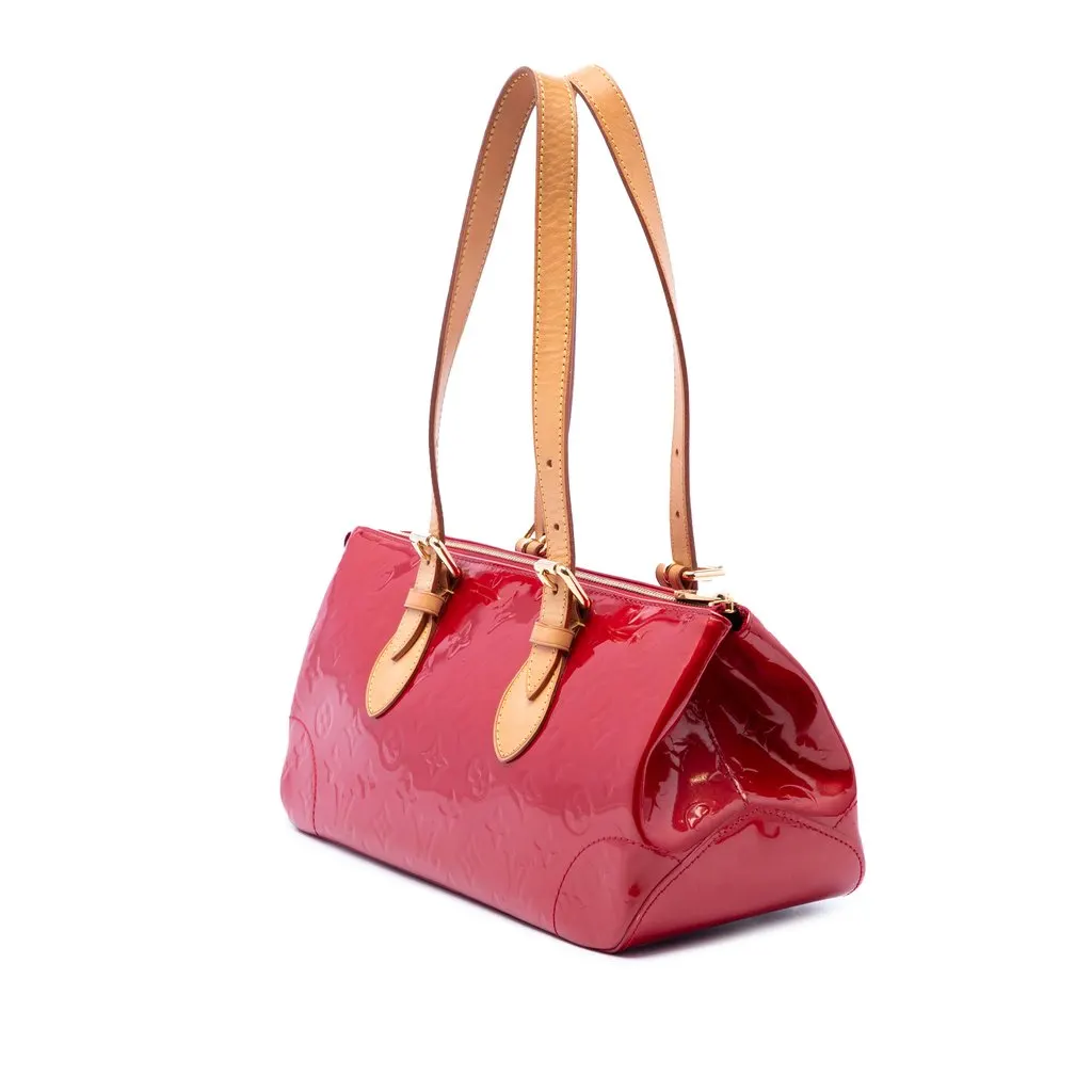 Louis Vuitton Monogram Vernis Rosewood Avenue Red Leather Good - Back View