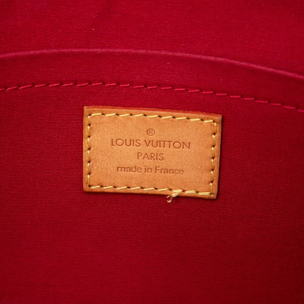 Louis Vuitton Monogram Vernis Rosewood Avenue Red Leather Good - Box View