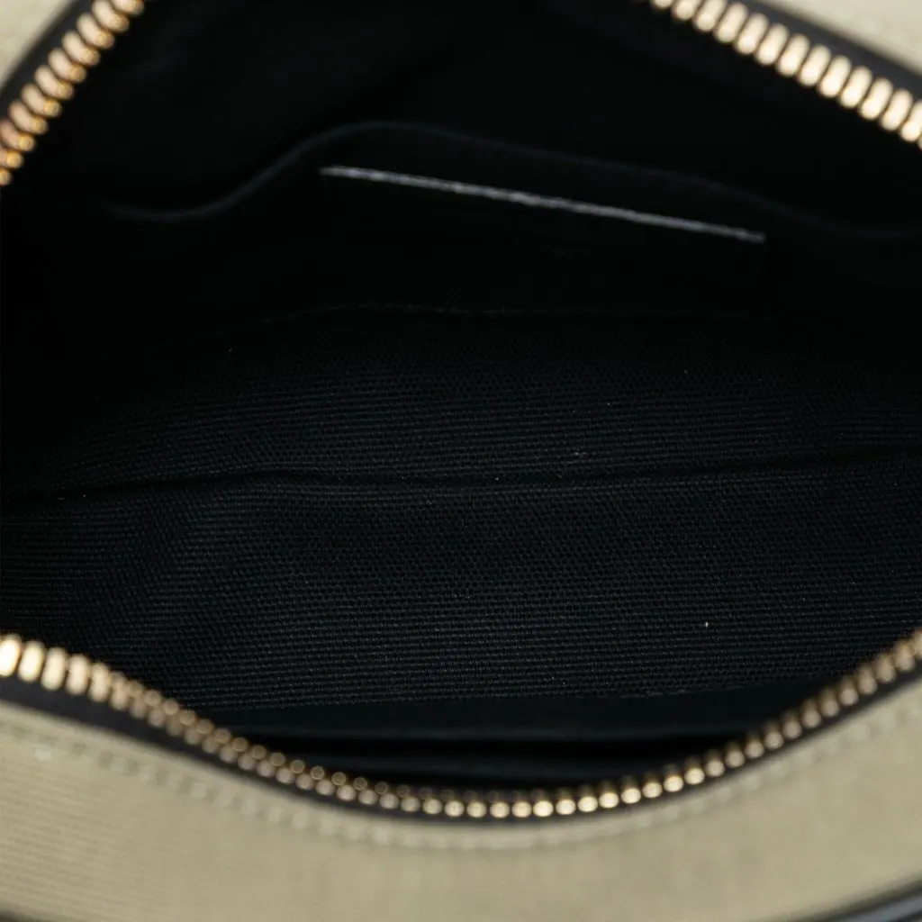 Saint Laurent Small Canvas Camp Camera Bag Green Very good - Model View