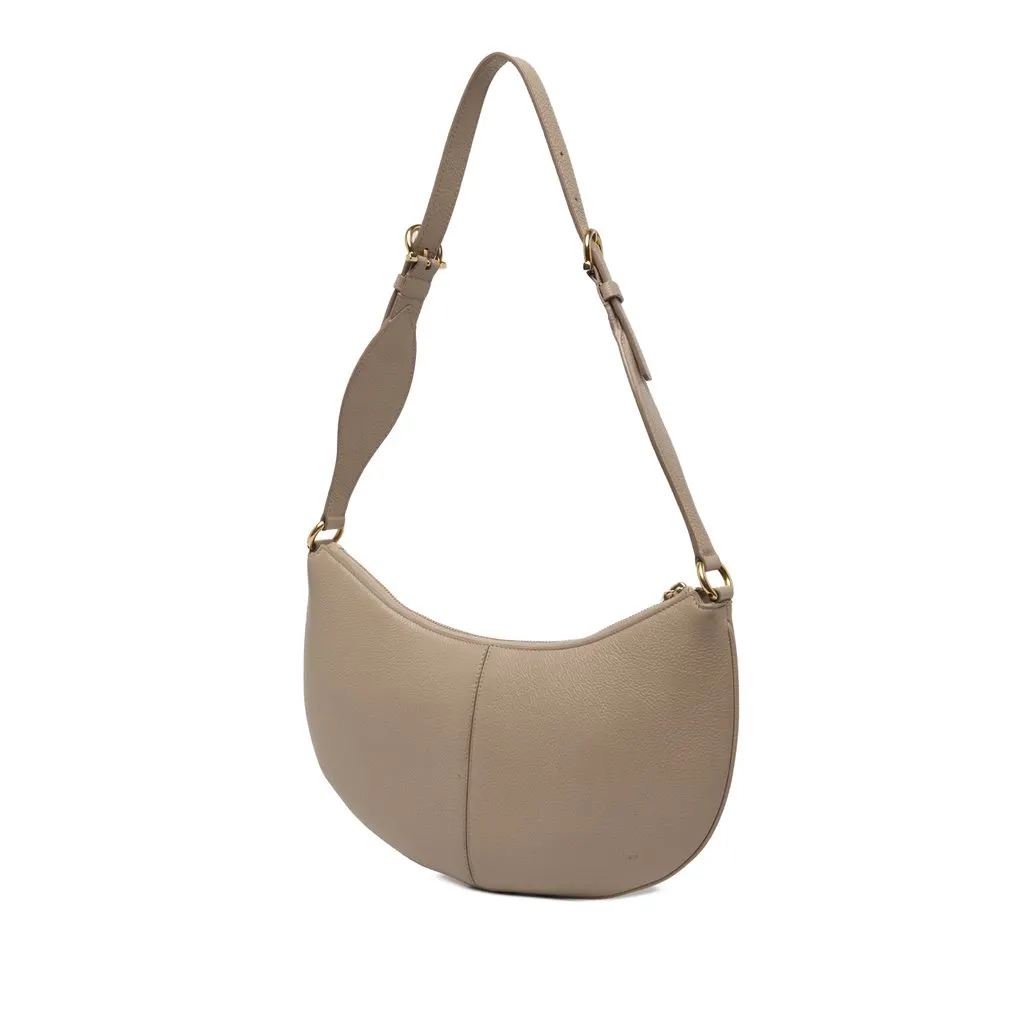 Salvatore Ferragamo Leather Maxi Gancio Hobo Brown Leather Very good - Back View