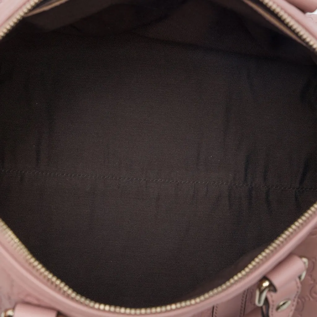 Gucci Medium Guccissima Joy Boston Bag Pink Leather Very good - Model View