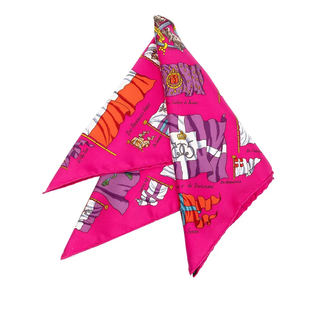 Hermès Pavois Silk Scarf 45