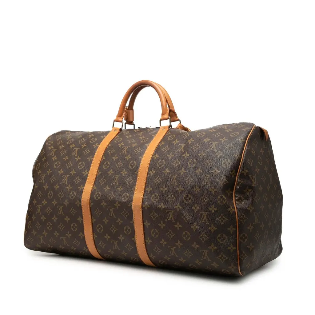 Louis Vuitton Monogram Keepall 60 Brown Very good - Back View