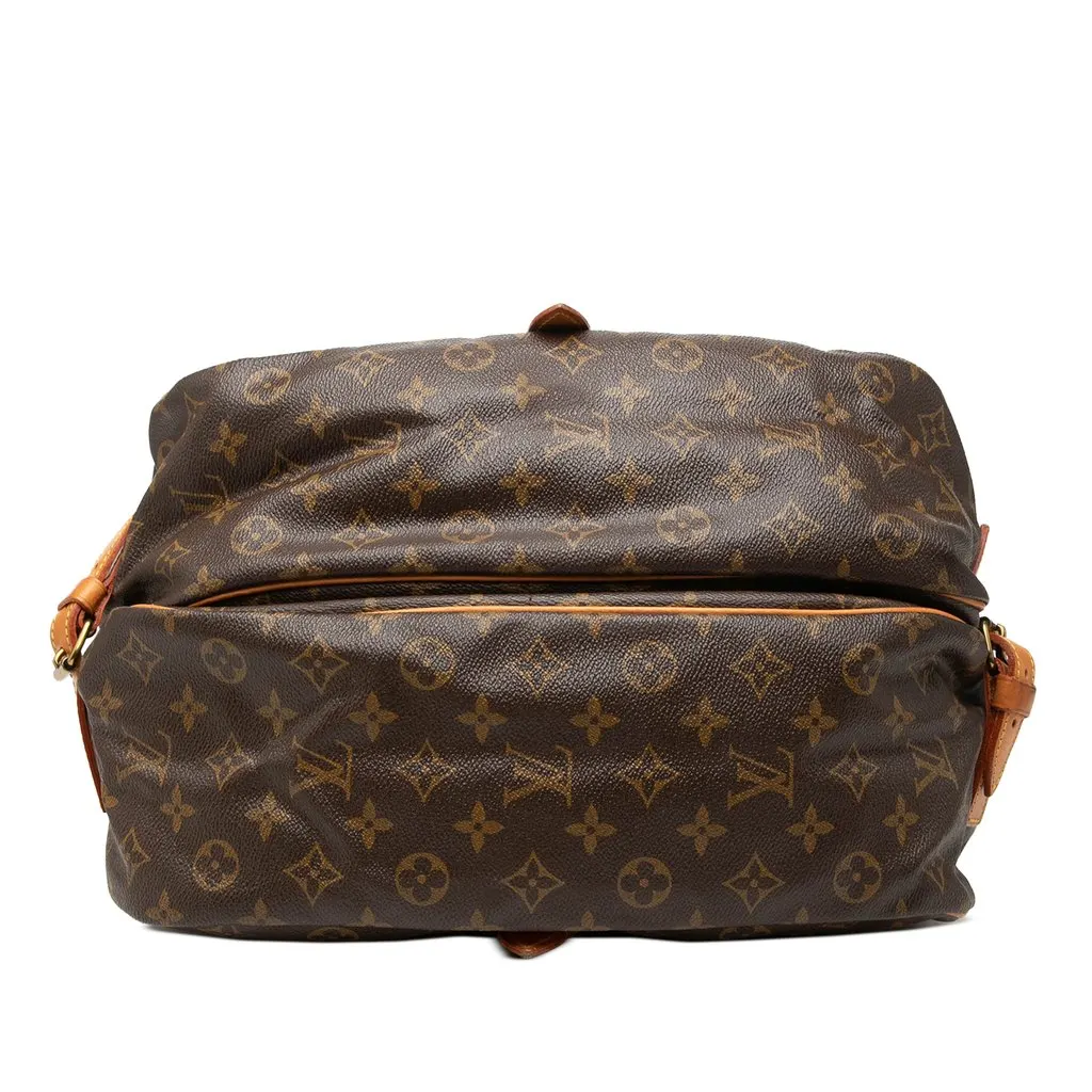 Louis Vuitton Monogram Saumur 35 Brown Canvas Good - Inside View