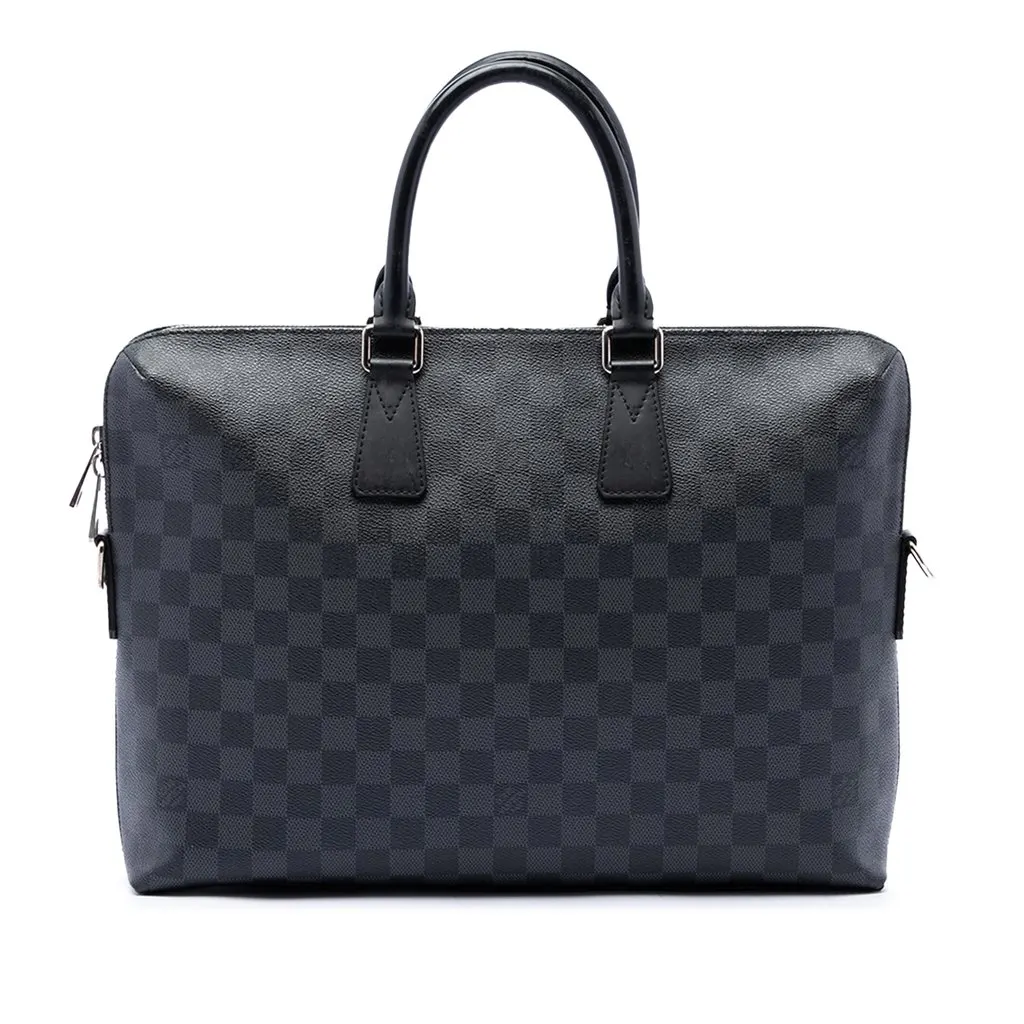 Louis Vuitton Damier Graphite Porte Documents Jour Black Very good - Front View