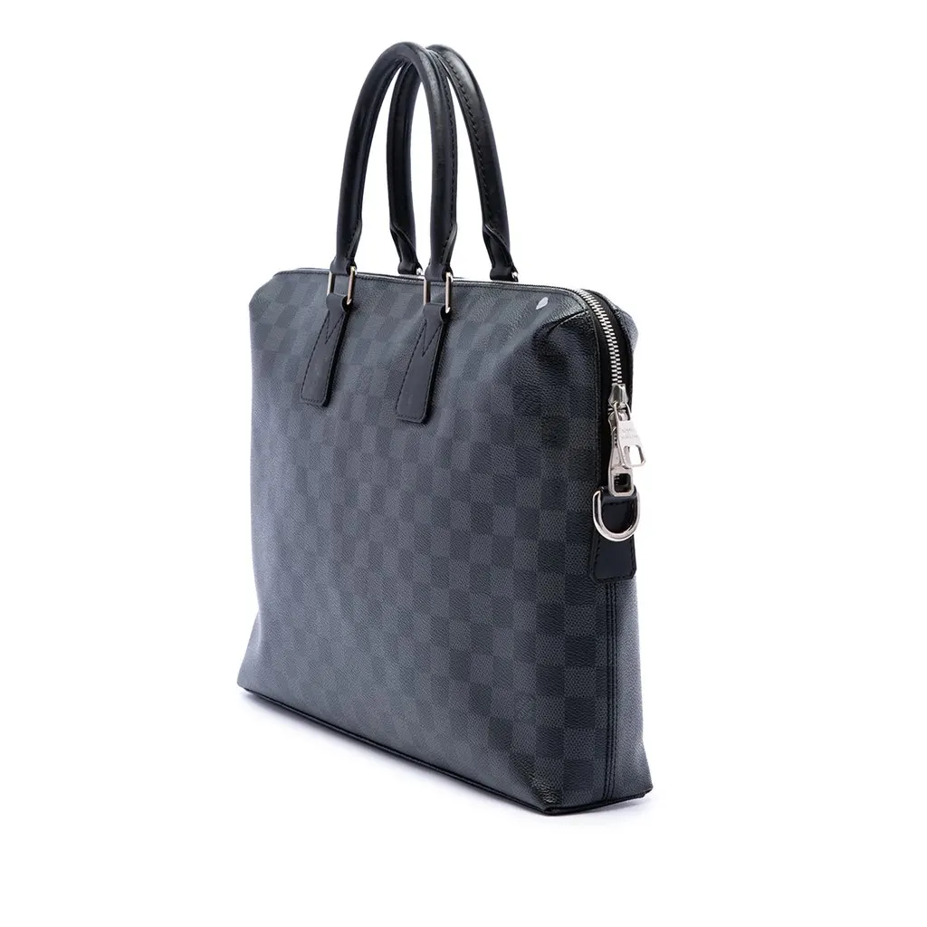 Louis Vuitton Damier Graphite Porte Documents Jour Black Very good - Back View