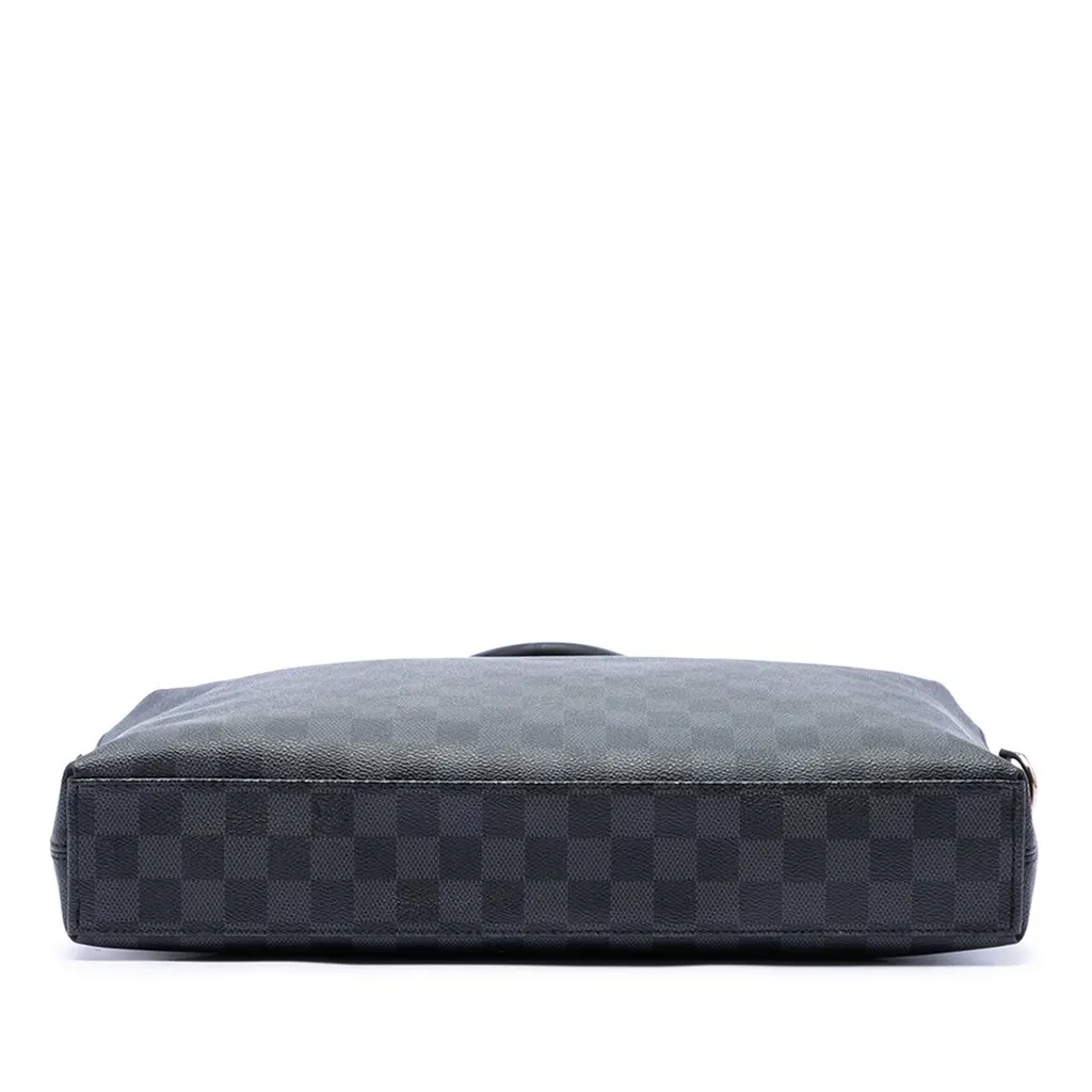 Louis Vuitton Damier Graphite Porte Documents Jour Black Very good - Inside View