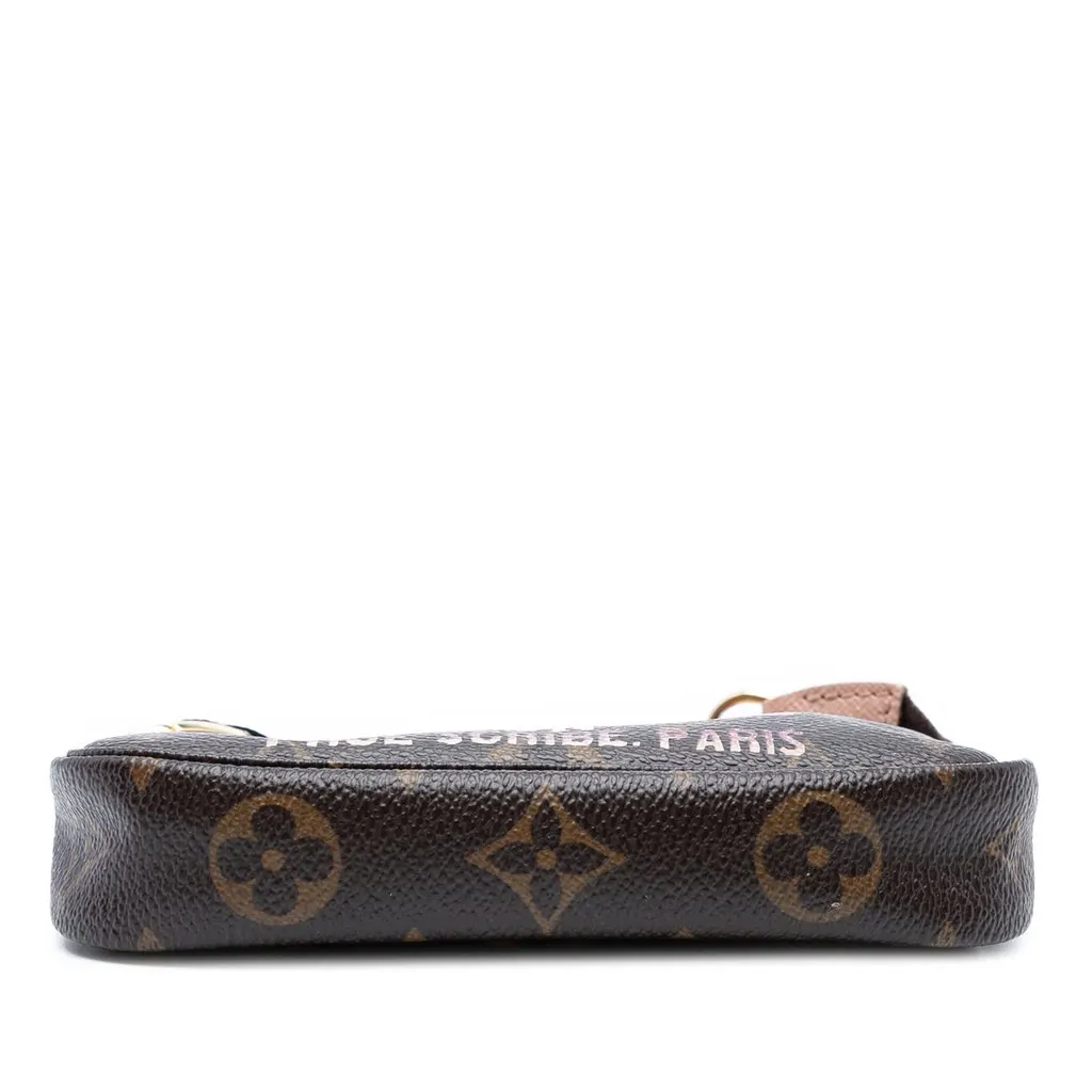 Louis Vuitton Monogram Affiche Mini Pochette Accessoires Brown Very good - Inside View