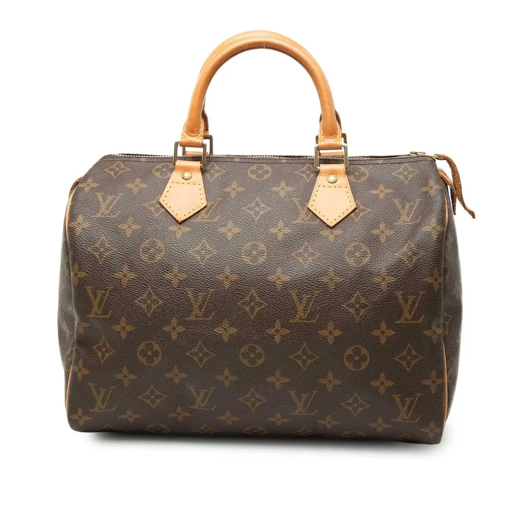 Louis Vuitton Monogram Speedy 30 Brown Very good - Front View