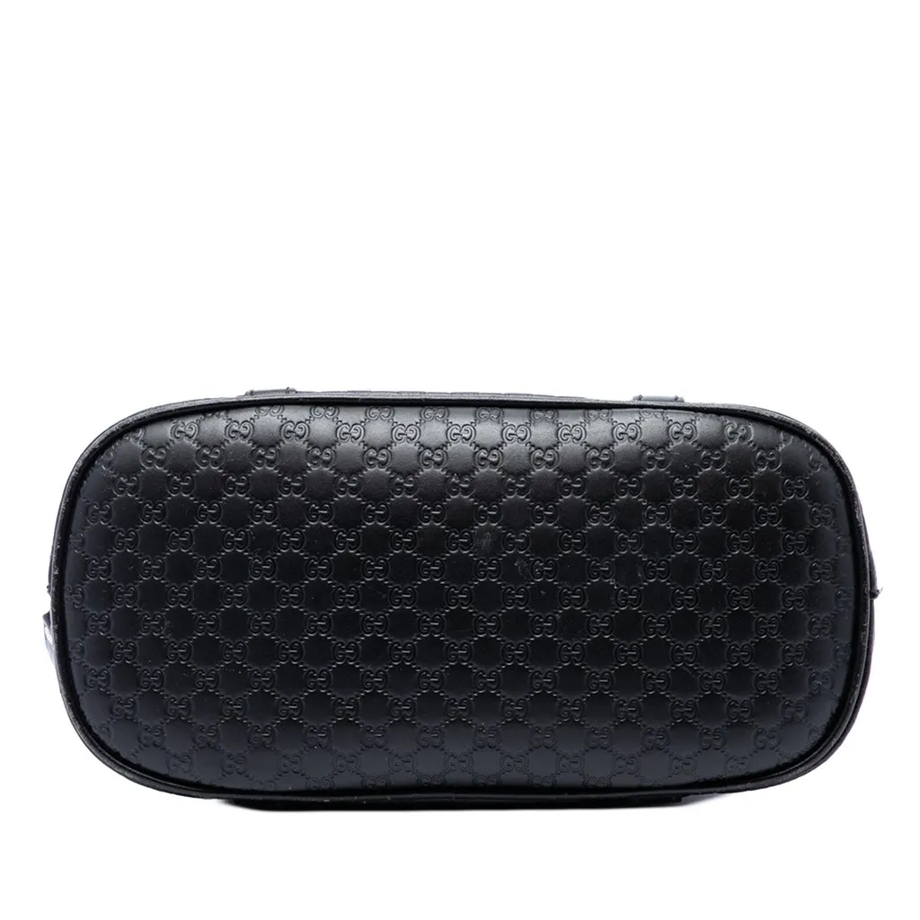 Gucci Mini Microguccissima Dome Satchel Black Leather Very good - Inside View
