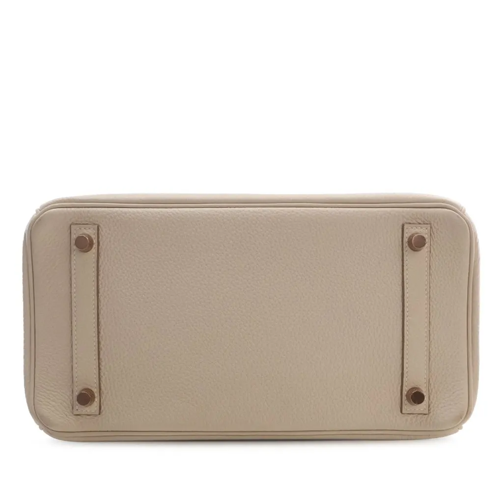 Hermès Togo Birkin Retourne 30 White Leather Very good - Inside View