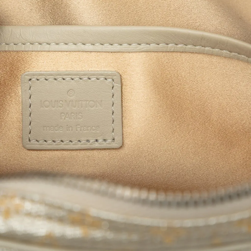 Louis Vuitton Monogram Mini Lin Shine McKenna Silver Canvas Good - Box View