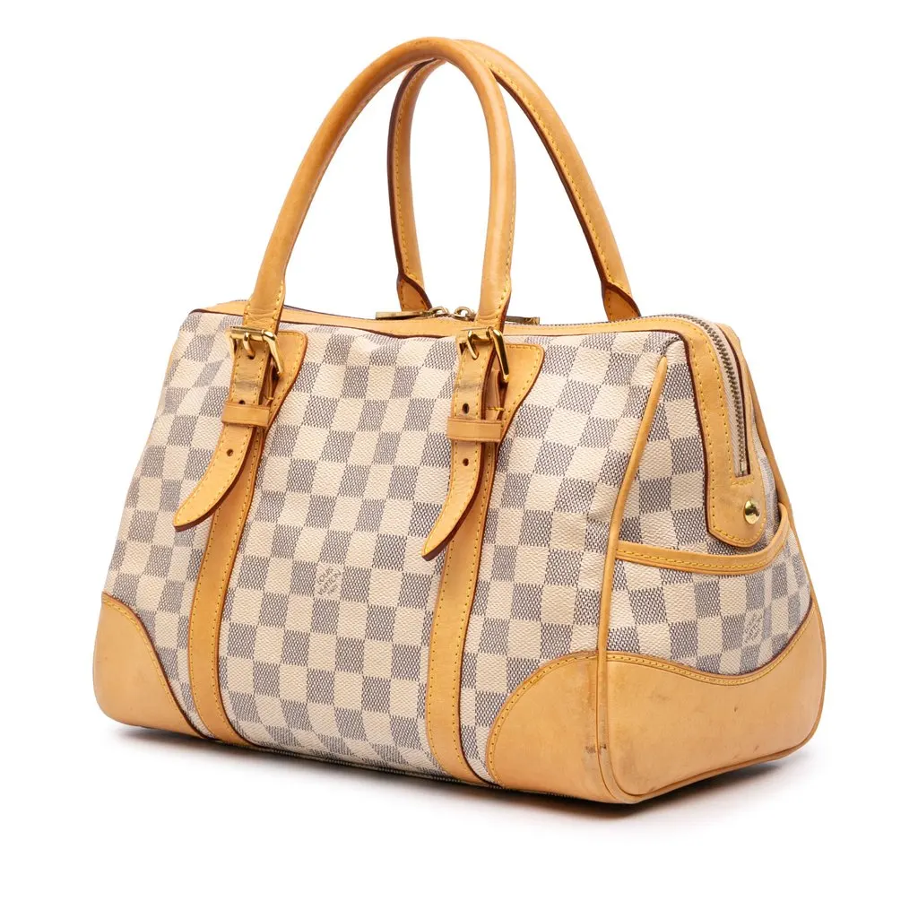 Louis Vuitton Damier Azur Berkeley White Good - Back View