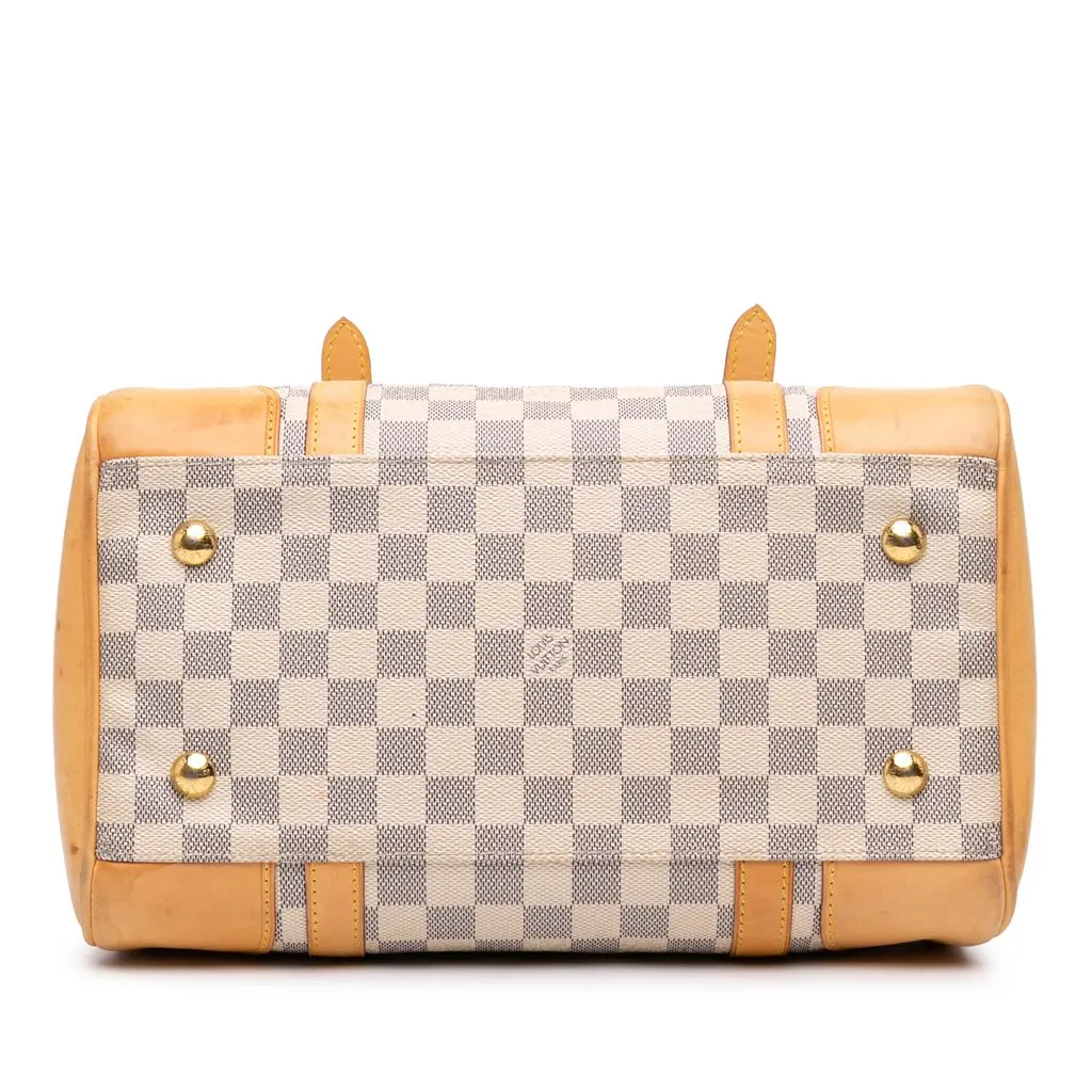 Louis Vuitton Damier Azur Berkeley White Good - Inside View
