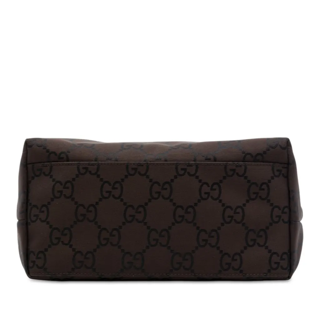 Gucci GG Nylon Shoulder Bag Brown Very good - Inside View