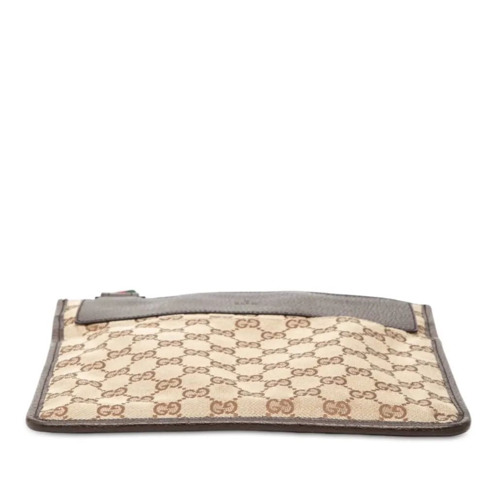 Gucci GG Canvas Web Crossbody Beige Canvas Very good - Inside View