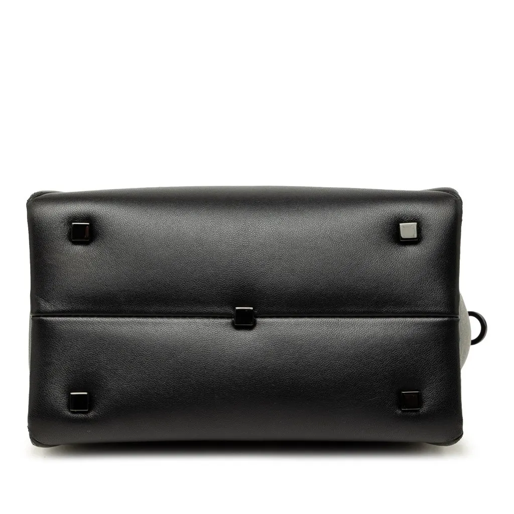 Valentino Small Nappa One Stud Top Handle Bag Black Leather Very good - Inside View