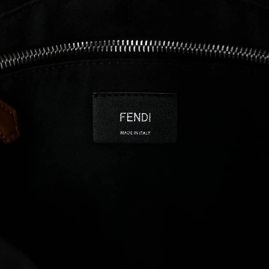 Fendi Medium Canvas By The Way Satchel Brown Canvas Very good - Box View