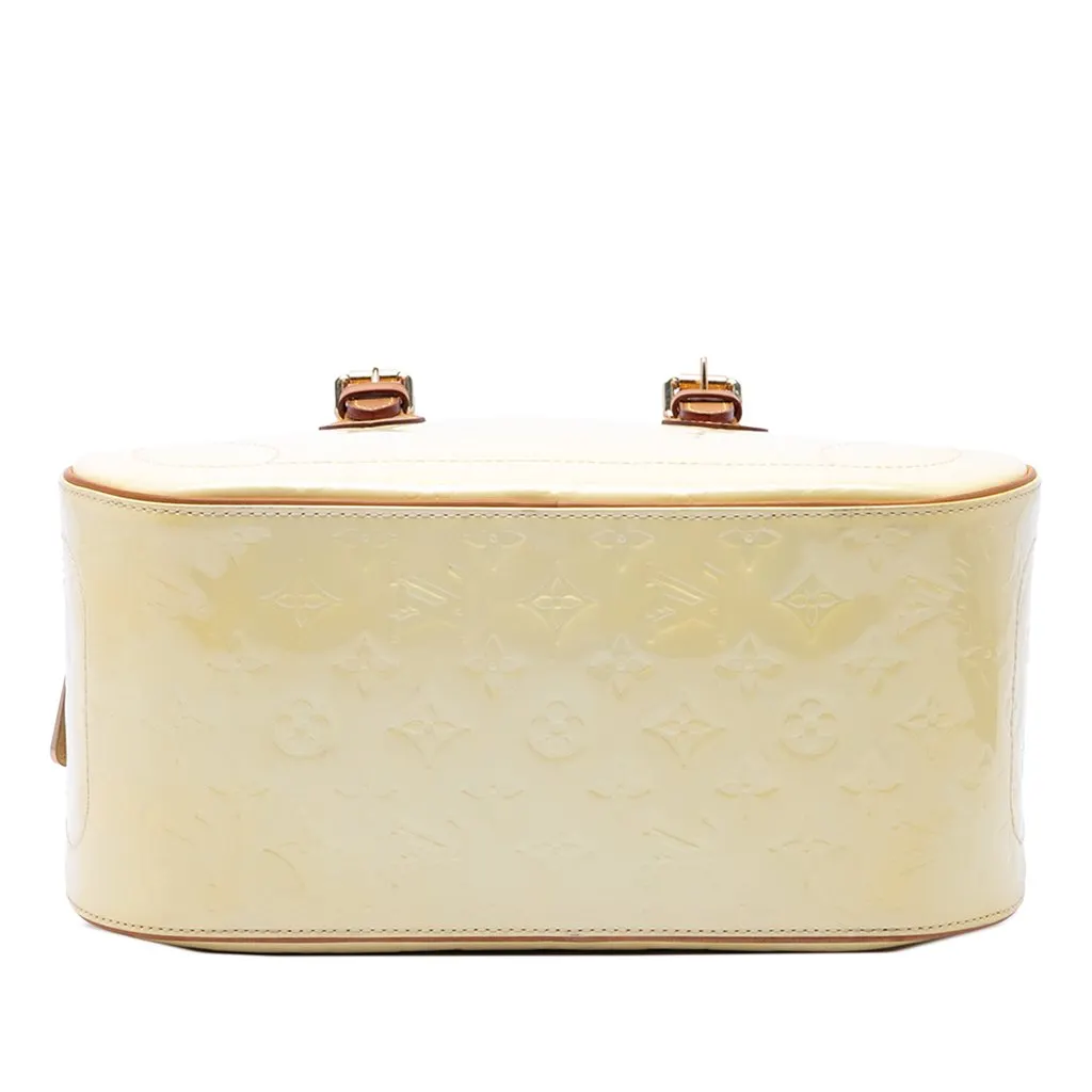 Louis Vuitton Monogram Vernis Summit Drive White Leather Good - Inside View