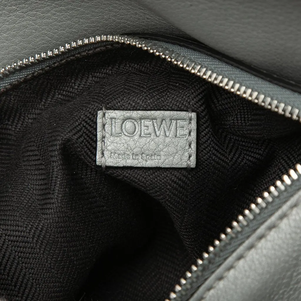 LOEWE Mini Calfskin Puzzle Satchel MultiColor Leather Very good - Box View