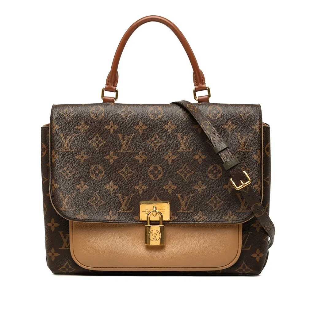 Louis Vuitton Monogram Marignan Brown Canvas Good - Front View