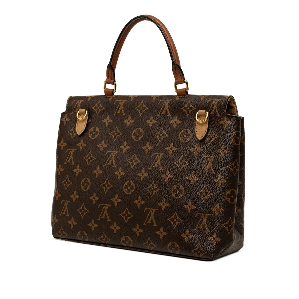 Louis Vuitton Monogram Marignan Brown Canvas Good - Back View