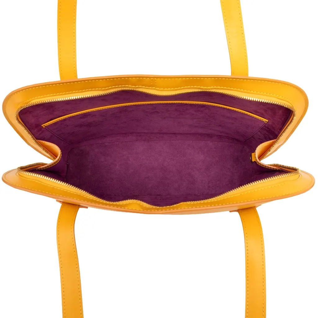 Louis Vuitton Epi Lussac Yellow Leather Very good - Model View