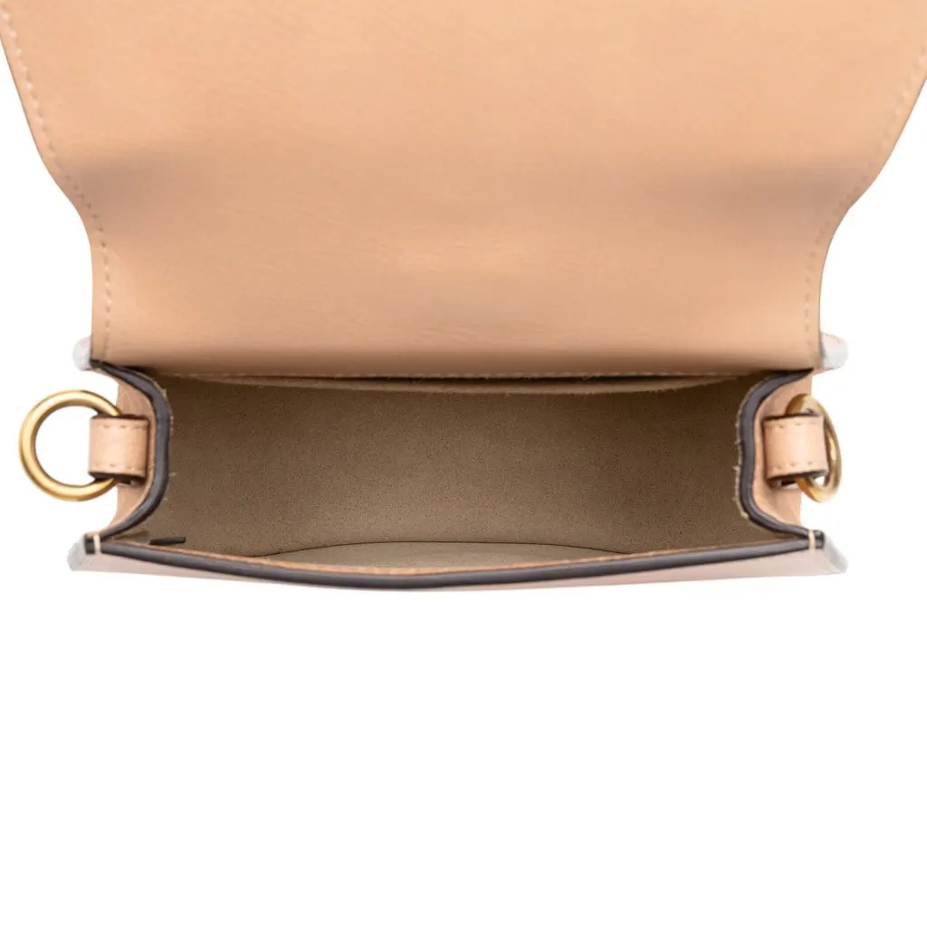 Chloé Small Leather Nile Bracelet Satchel Beige Leather Very good - Model View
