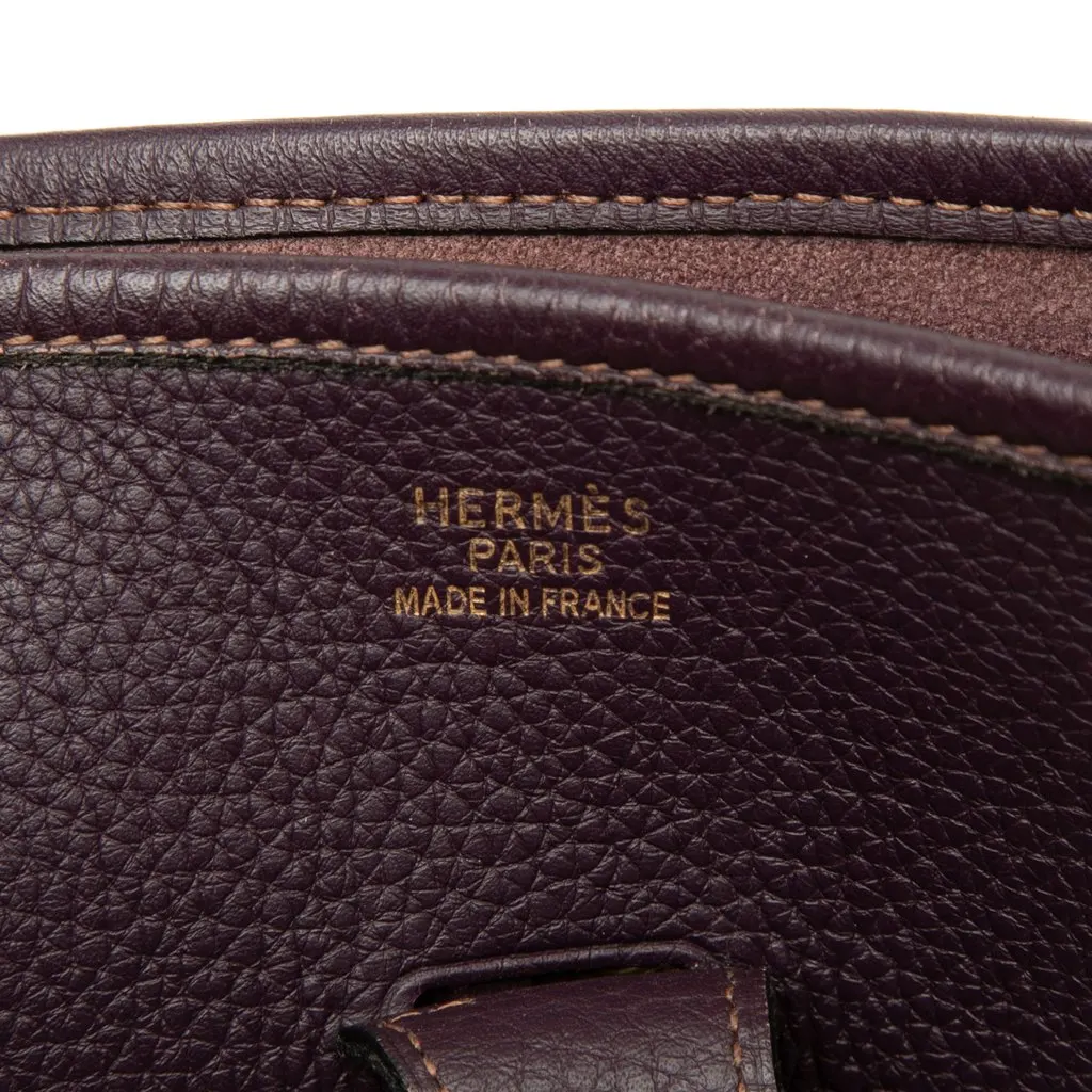 Hermès Clemence Evelyne I 33 Purple Leather Very good - Box View