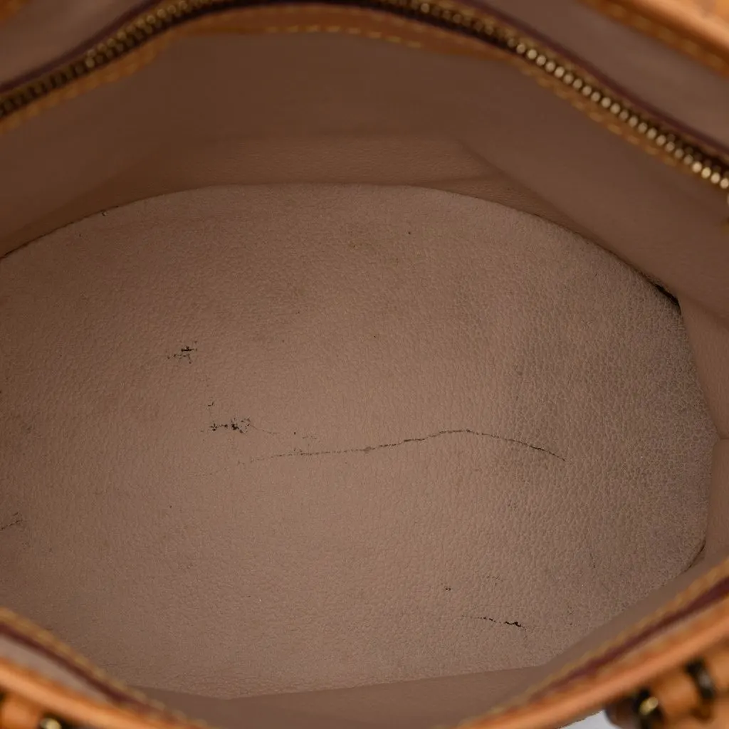 Louis Vuitton Monogram Petit Bucket Brown Very good - Model View