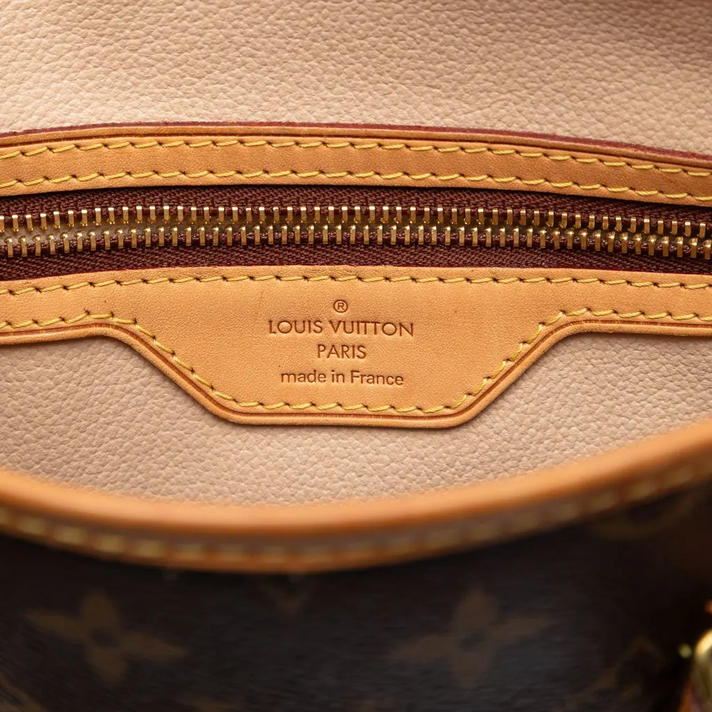 Louis Vuitton Monogram Petit Bucket Brown Very good - Box View