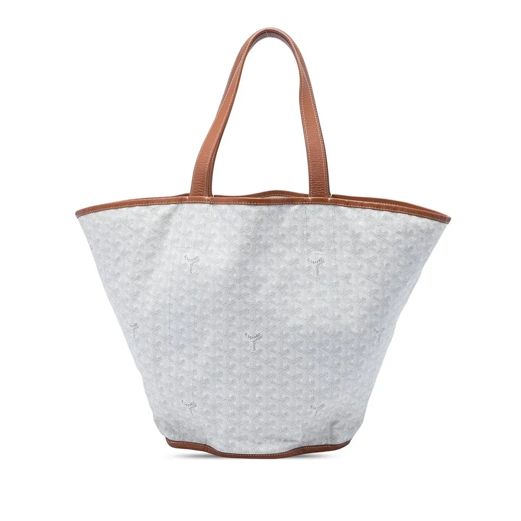 Goyard Goyardine Reversible Belharra Tote White Very good - Front View